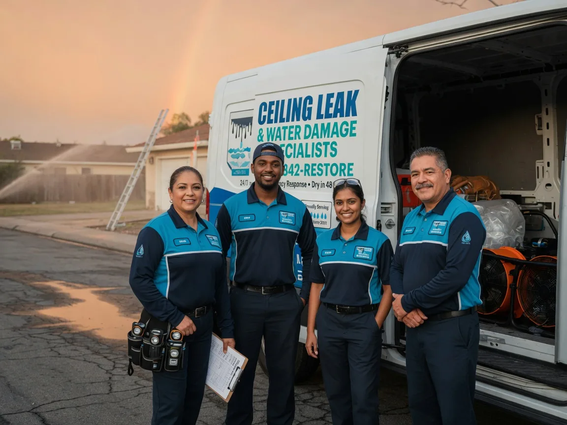 Ceiling Leak Cleanup company in Slickville, PA